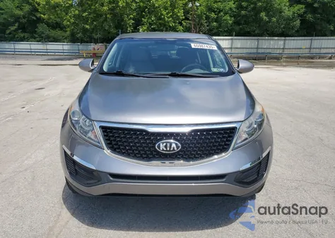 2016 Kia Sportage Lx from USA, damaged, VIN KNDPBCAC6G7822502